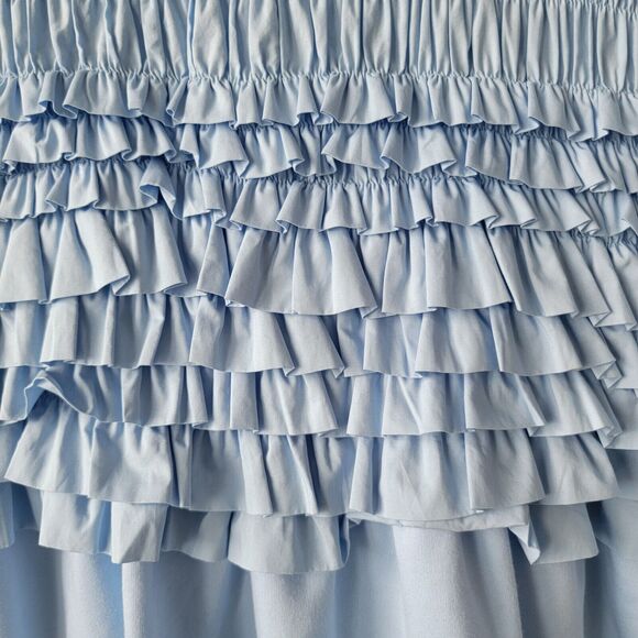 english factory mixed media ruffle detail dress size L - Picture 5 of 11